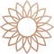 Ekena Millwork Daisy Wood Fretwork Pierced Ceiling Medallion, Cherry, 26"OD x 9"ID x 1/4"T CMWP26X26X0250DACH - alternate 1